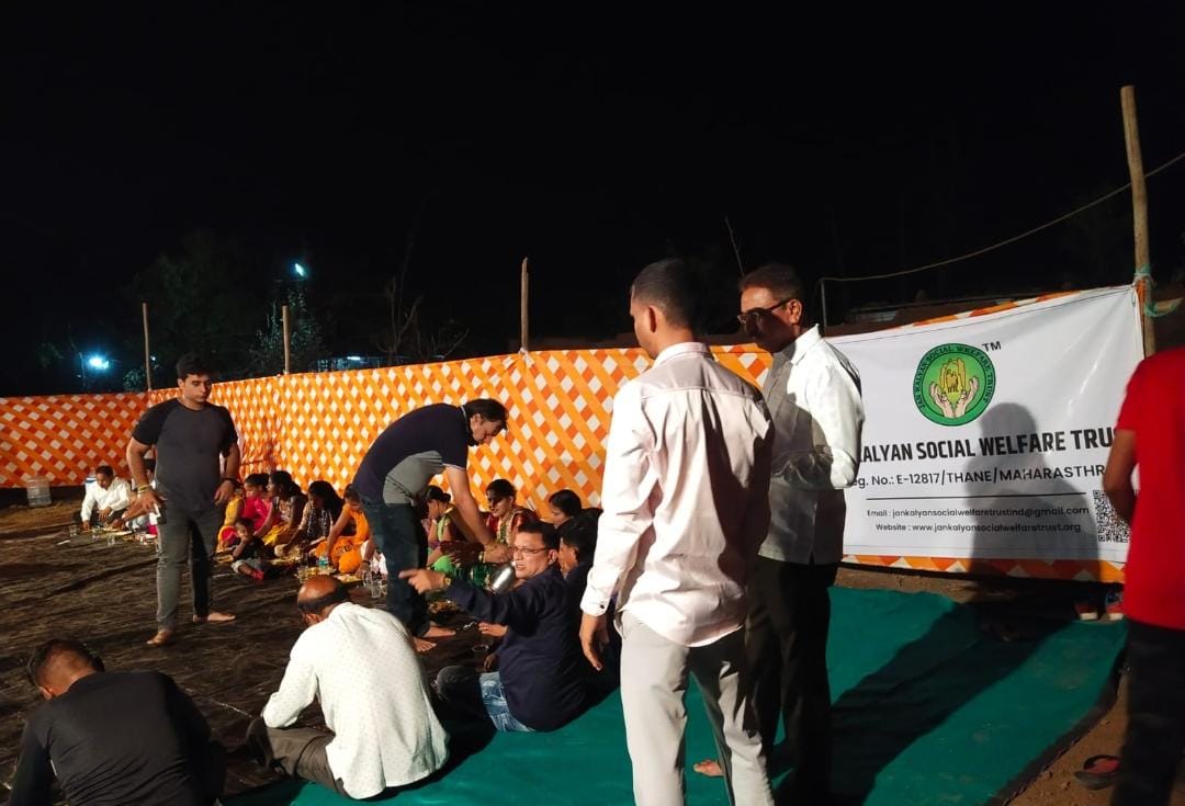 Night langar at the trust camp